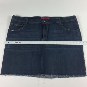 Denim Frayed Mini